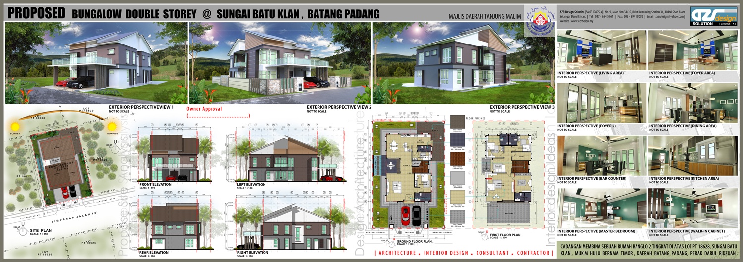 PAKEJ DESIGN & BINA BUNGALOW IDAMAN