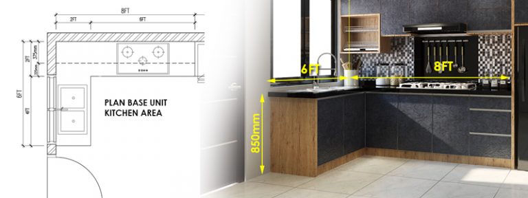 Cara Kira Harga Kabinet  Dapur  AZR Kitchen Cabinet